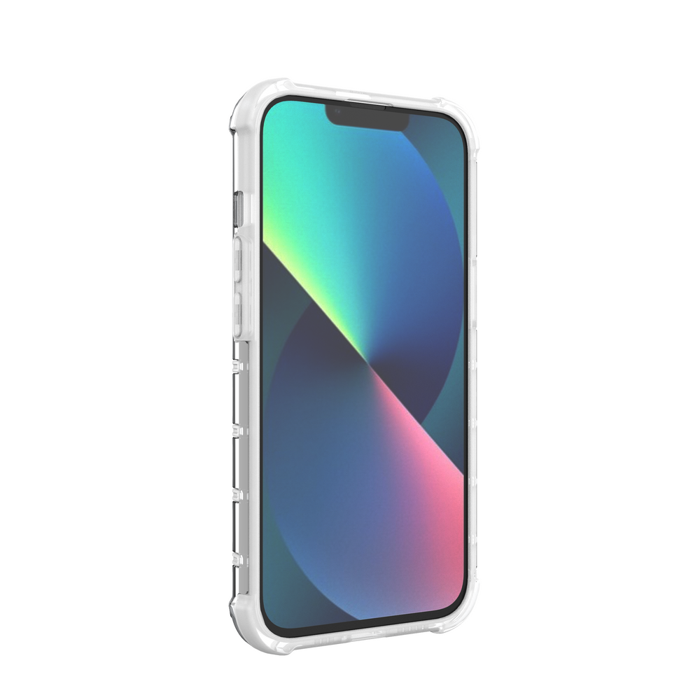 Ombre Protect Case for iPhone 14 lyserød og blå pansret sag