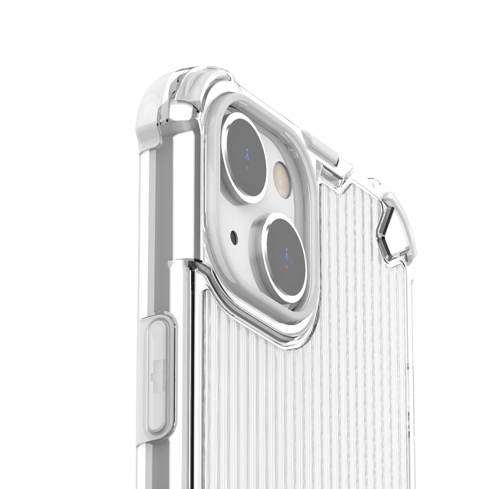 Ombre Protect Case for iPhone 14 lyserød og blå pansret sag