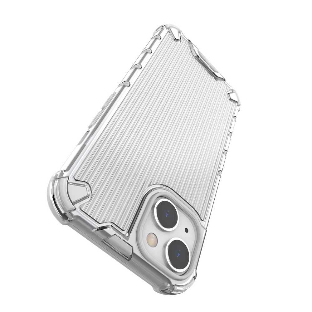 Ombre Protect Case for iPhone 14 lyserød og blå pansret sag