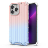 Ombre Protect Case til iPhone 14 Pro pansret cover lyserød og blå