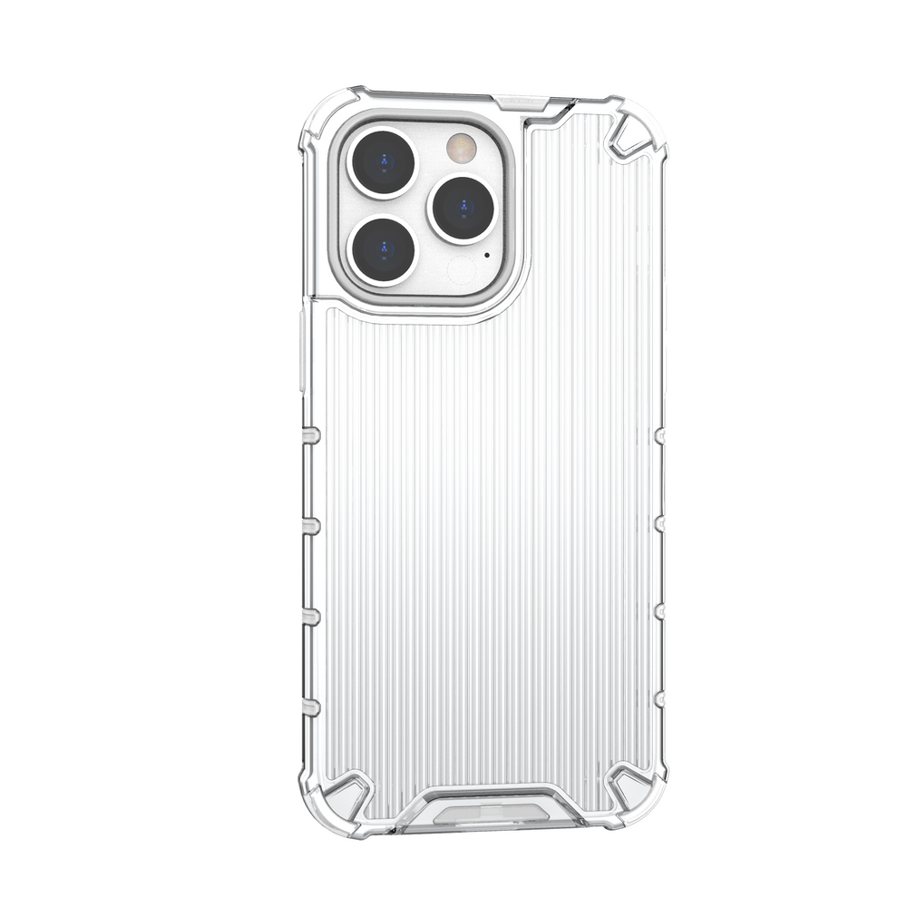 Ombre Protect Case til iPhone 14 Pro pansret cover lyserød og blå