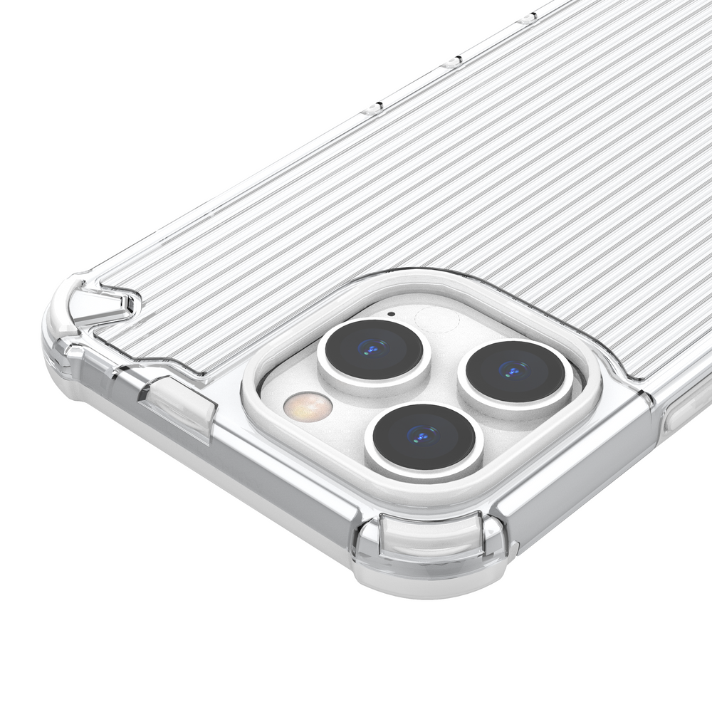 Ombre Protect Case til iPhone 14 Pro pansret cover lyserød og blå