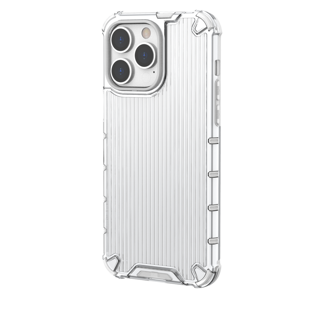 Ombre Protect Case til iPhone 14 Pro pansret cover lyserød og blå