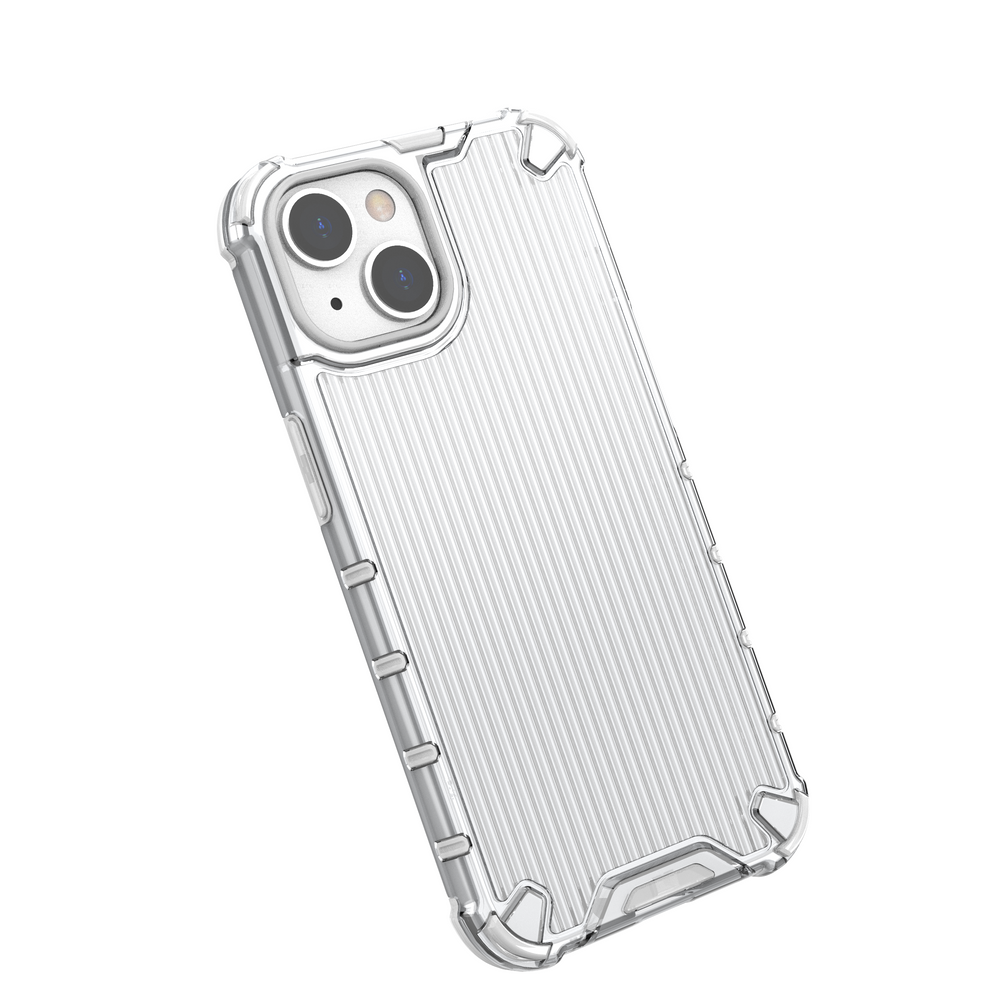 Ombre Protect Case til iPhone 14 Plus pansret cover lyserød og blå