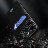 Læder Stand Case til Samsung Galaxy S23+ kort tegnebog cover med stand sort