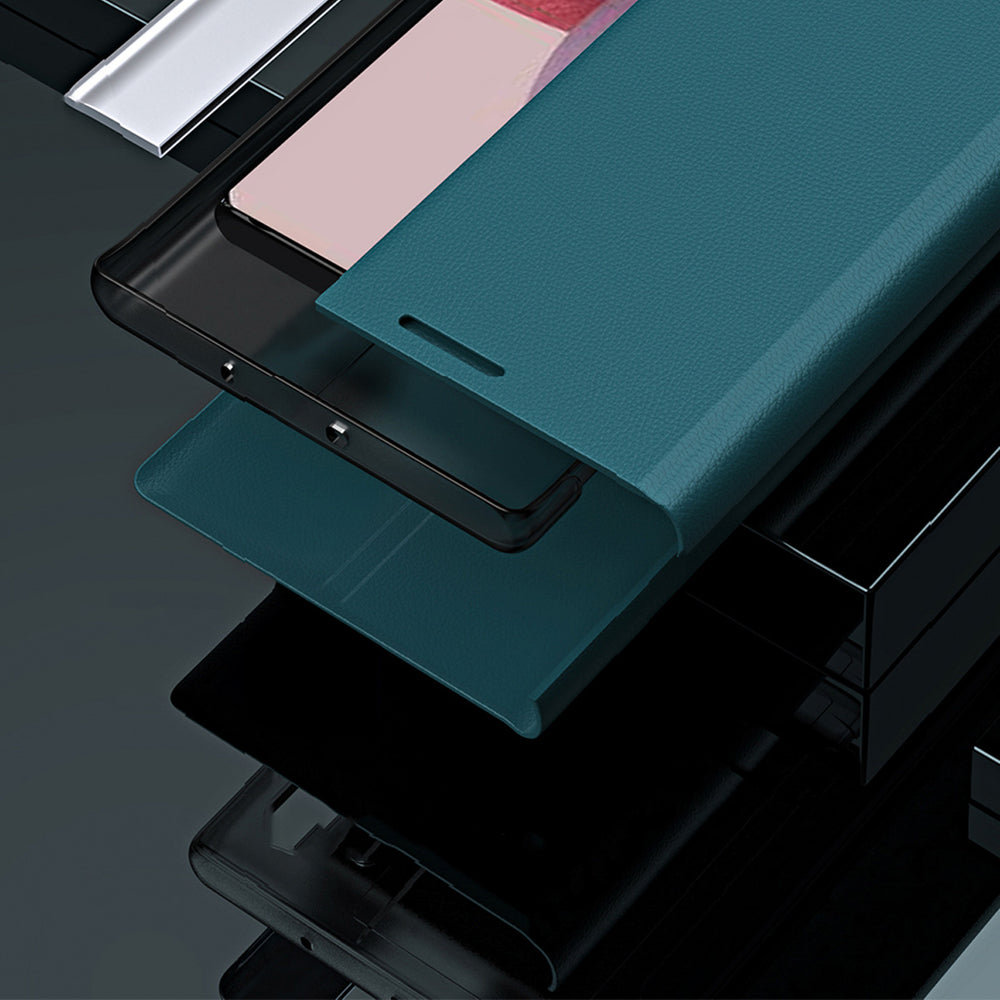 Sleep Case Pro-kasse til Samsung Galaxy S23+ med flip stand blå