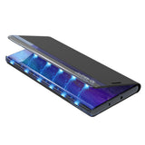 Ny Sleep Case case til Samsung Galaxy S23+ cover med flip stand sort