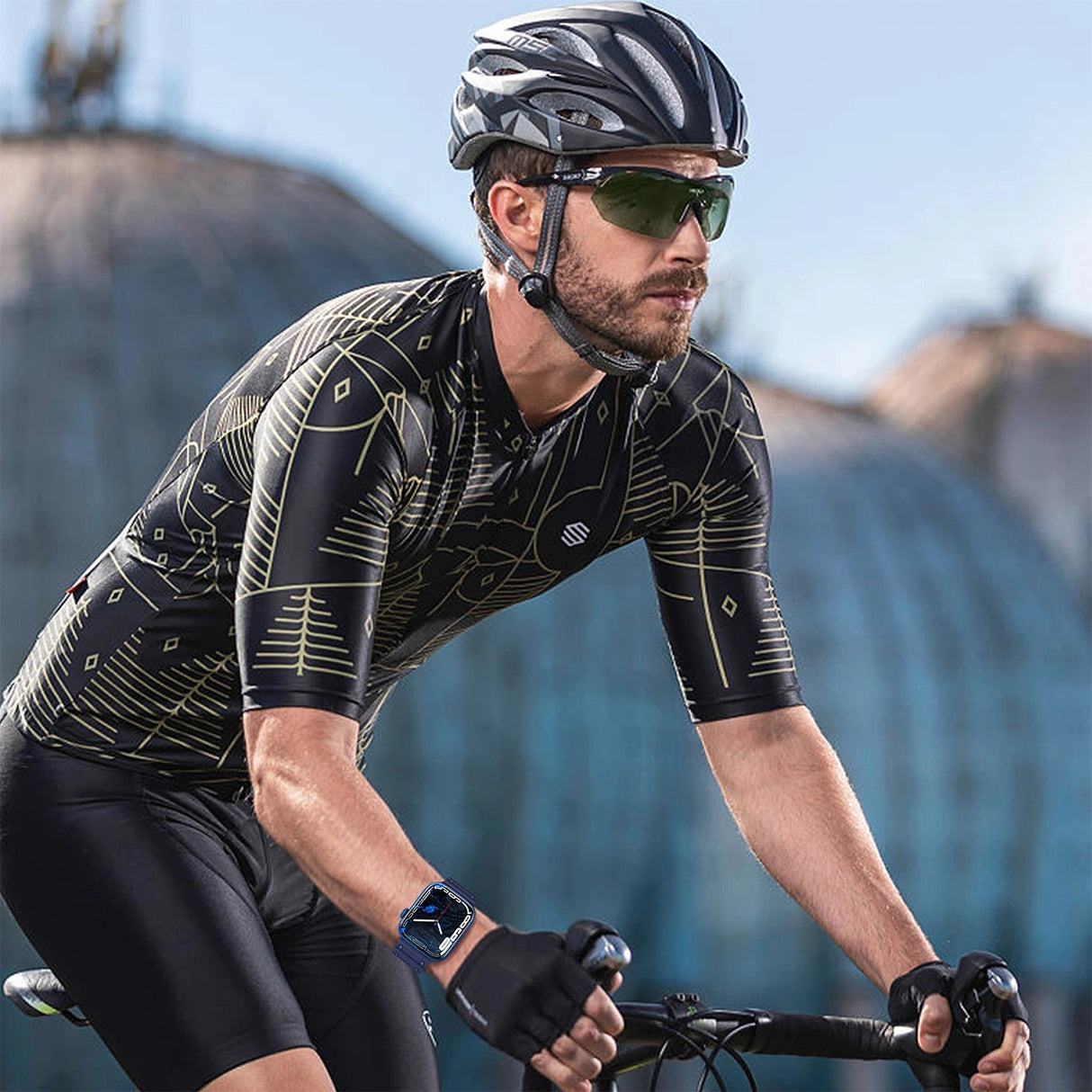 Strap Triple Protection til Apple Watch 38 / 40 / 41 mm band armbånd - hvid