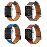 Strap læder til Apple Watch 38 / 40 / 41 mm band armbånd - rød