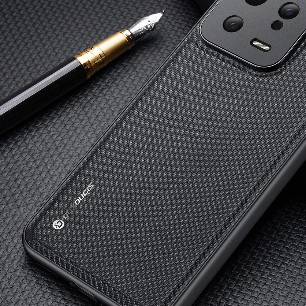 Dux Ducis Fino case til Xiaomi 13 cover med silikon ramme blå