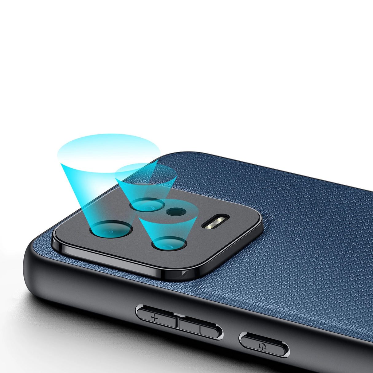 Dux Ducis Fino case til Xiaomi 13 cover med silikon ramme blå