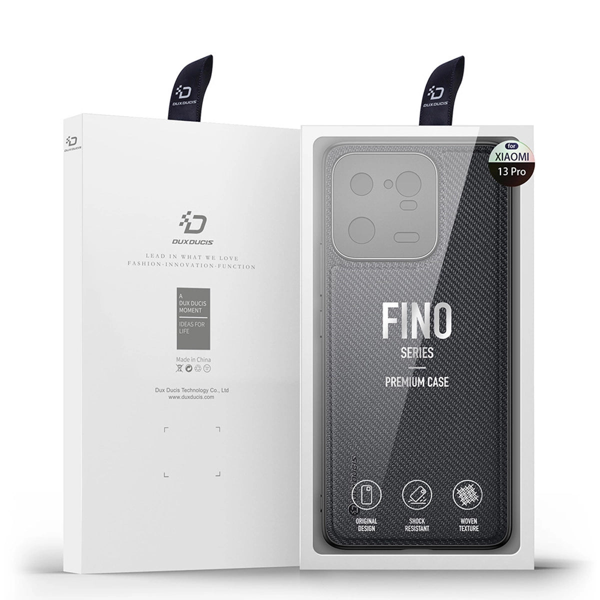 Dux Ducis Fino case til Xiaomi 13 Pro cover med silikon ramme blå