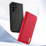 Dux Ducis Hivo case Samsung Galaxy S23+ flip case wallet stand RFID blocker black