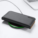 Dux Ducis Hivo case Samsung Galaxy S23+ flip cover tegnebog stand RFID blokering brun