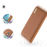 Dux Ducis Hivo case Samsung Galaxy S23+ flip cover tegnebog stand RFID blokering brun