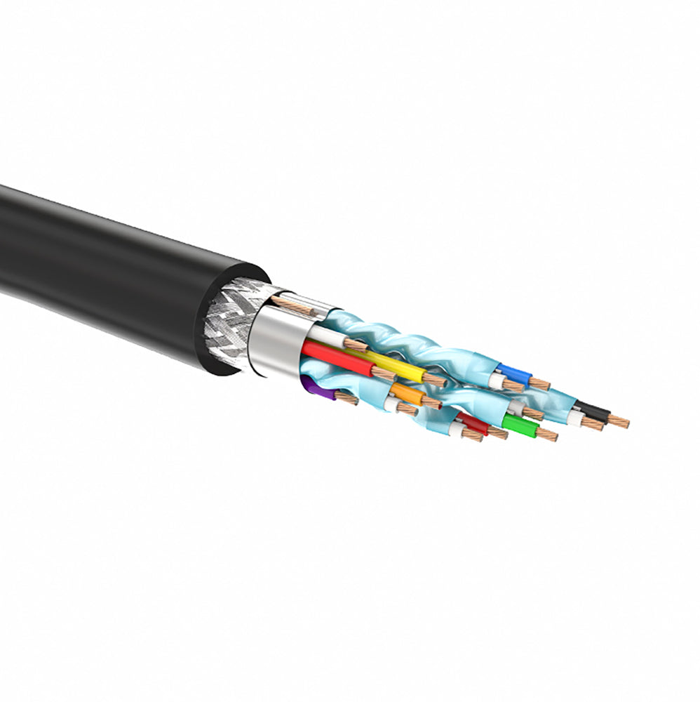 Ugreen HD107 10141 HDMI (Male) - HDMI (Female) 4K Kabel 1m - sort
