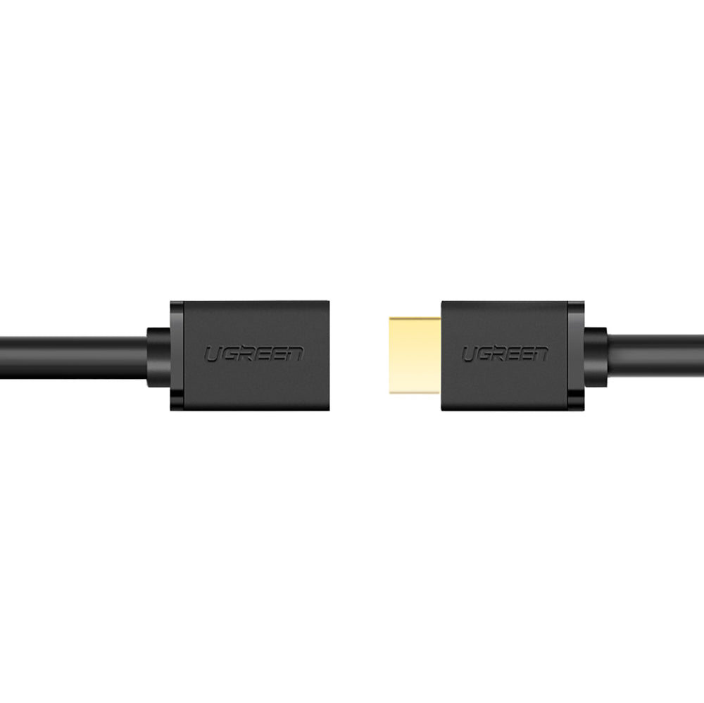 Ugreen HD107 10141 HDMI (Male) - HDMI (Female) 4K Kabel 1m - sort