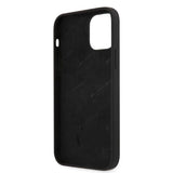 AMG Silicone Big Logo-hylster til iPhone 12 Pro Max - sort