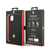 Ferrari FEHMSIP14MBK iPhone 14 Plus 6.7" sort/sort hardcase Silikon Metal Logo Magsafe