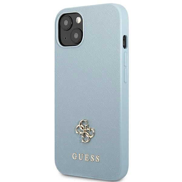 Guess GUHCP13MPS4MB iPhone 13 6.1" blue/blue hardcase Saffiano 4G Small Metal Logo