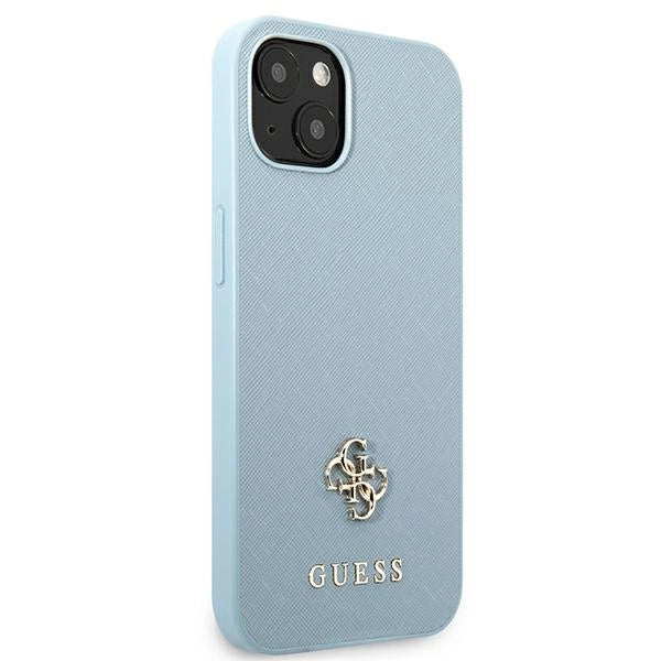 Guess GUHCP13MPS4MB iPhone 13 6.1" blue/blue hardcase Saffiano 4G Small Metal Logo