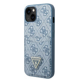 Guess GUHCP13SP4TPB iPhone 13 mini 5.4" blue/blue hardcase 4G Triangle Logo Cardslot