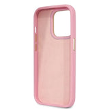 Guess Croco Collection case for iPhone 14 Pro - pink