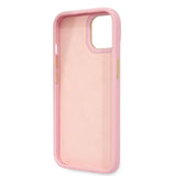 Guess Croco Collection case for iPhone 14 Plus - pink