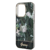 Guess Jungle Collection æske til iPhone 14 Pro Max - grøn