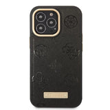 Guess GUHMP13LSAPSTK iPhone 13 Pro / 13 6.1" black/black hardcase Peony Logo Plate MagSafe