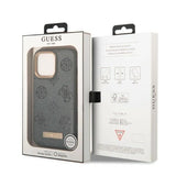 Guess GUHMP13XSAPSTG iPhone 13 Pro Max 6.7" grey/grey hardcase Peony Logo Plate MagSafe