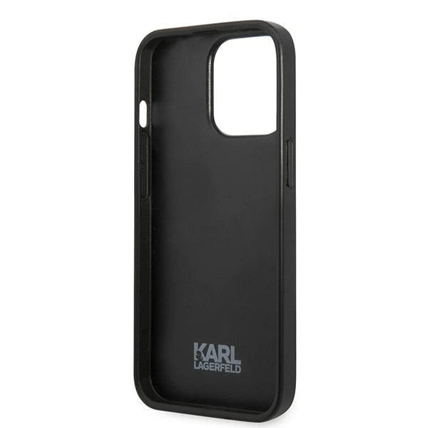 Karl Lagerfeld Flower Ikonik Karl case for iPhone 13 Pro / iPhone 13 - gray
