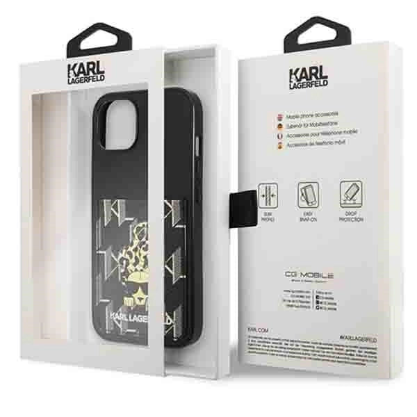 Karl Lagerfeld Karlimals Cardslot case for iPhone 13 - black