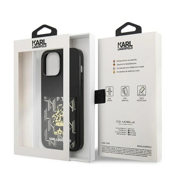 Karl Lagerfeld Karlimals Cardslot case for iPhone 13 Pro Max - black