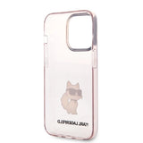 Karl Lagerfeld KLHCP14LHNCHTCP iPhone 14 Pro 6.1" pink/pink hardcase Ikonik Choupette