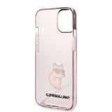 Karl Lagerfeld KLHCP14MHNCHTCP iPhone 14 Plus 6.7" pink/pink hardcase Ikonik Choupette