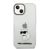 Karl Lagerfeld Ikonik Choupette case for iPhone 14 Plus - transparent