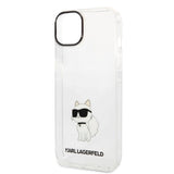 Karl Lagerfeld Ikonik Choupette case for iPhone 14 Plus - transparent