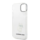 Karl Lagerfeld Ikonik Choupette case for iPhone 14 Plus - transparent