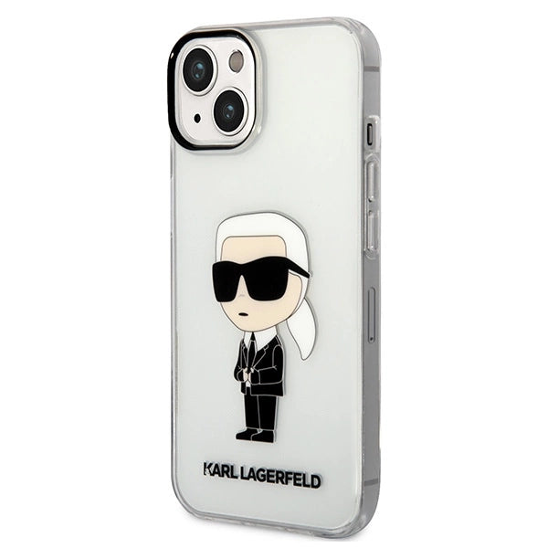 Karl Lagerfeld Ikonik Karl case for iPhone 14 Plus - transparent