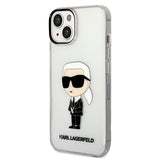 Karl Lagerfeld Ikonik Karl case for iPhone 14 Plus - transparent