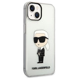 Karl Lagerfeld Ikonik Karl case for iPhone 14 Plus - transparent
