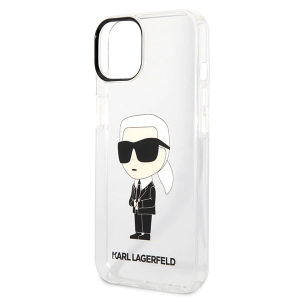 Karl Lagerfeld Ikonik Karl case for iPhone 14 Plus - transparent