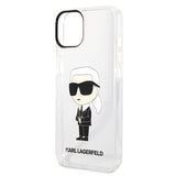 Karl Lagerfeld Ikonik Karl case for iPhone 14 Plus - transparent