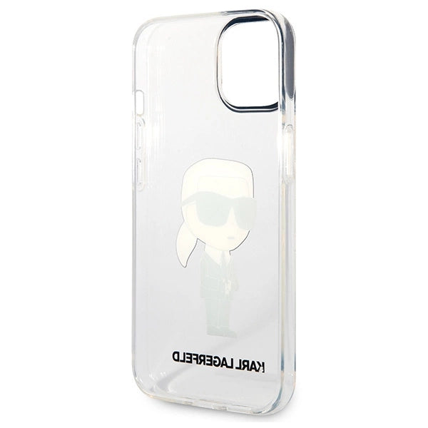 Karl Lagerfeld Ikonik Karl case for iPhone 14 Plus - transparent