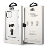 Karl Lagerfeld Ikonik Karl case for iPhone 14 Plus - transparent