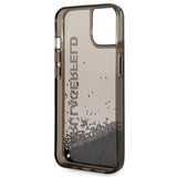 Karl Lagerfeld Liquid Glitter Elong case for iPhone 14 Plus - black