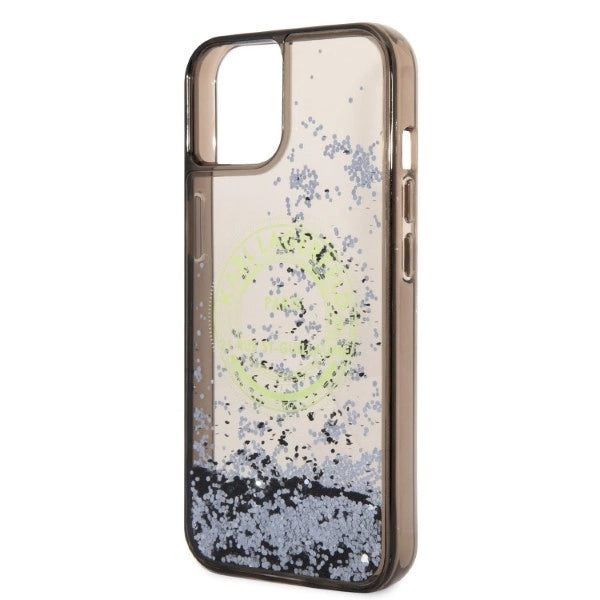Karl Lagerfeld Liquid Glitter RSG case for iPhone 14 Plus - black