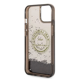 Karl Lagerfeld Liquid Glitter RSG case for iPhone 14 Plus - black