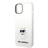 Karl Lagerfeld Silicone Choupette case for iPhone 14 Plus - white